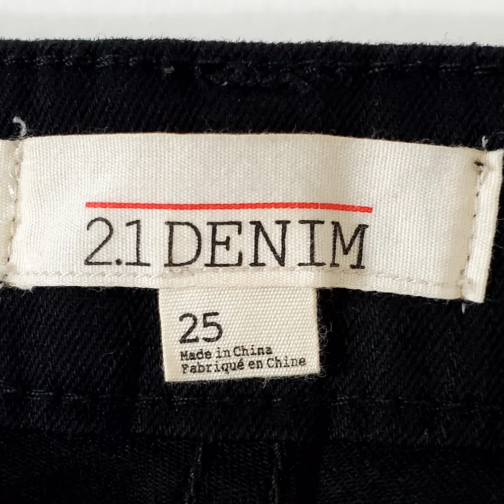 Women's Black Denim Shorts
